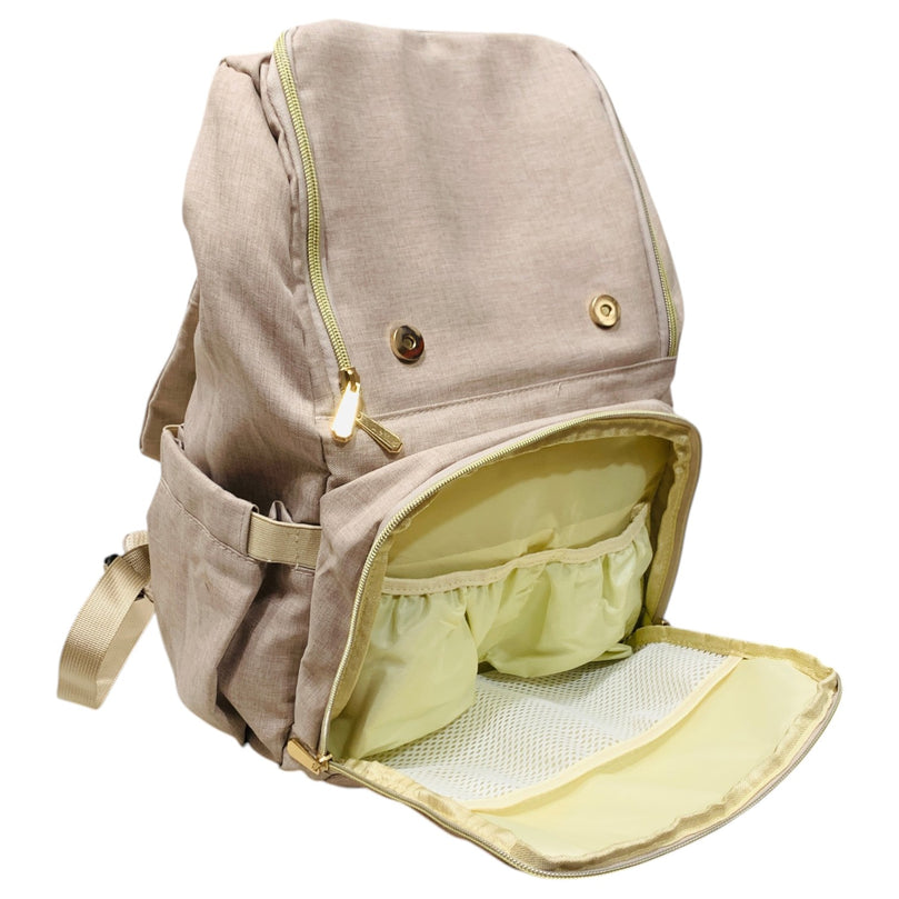 Juniors-Solid-Diaper-Backpack-with-Adjustable-Straps-and-Handle-Cream-1-5