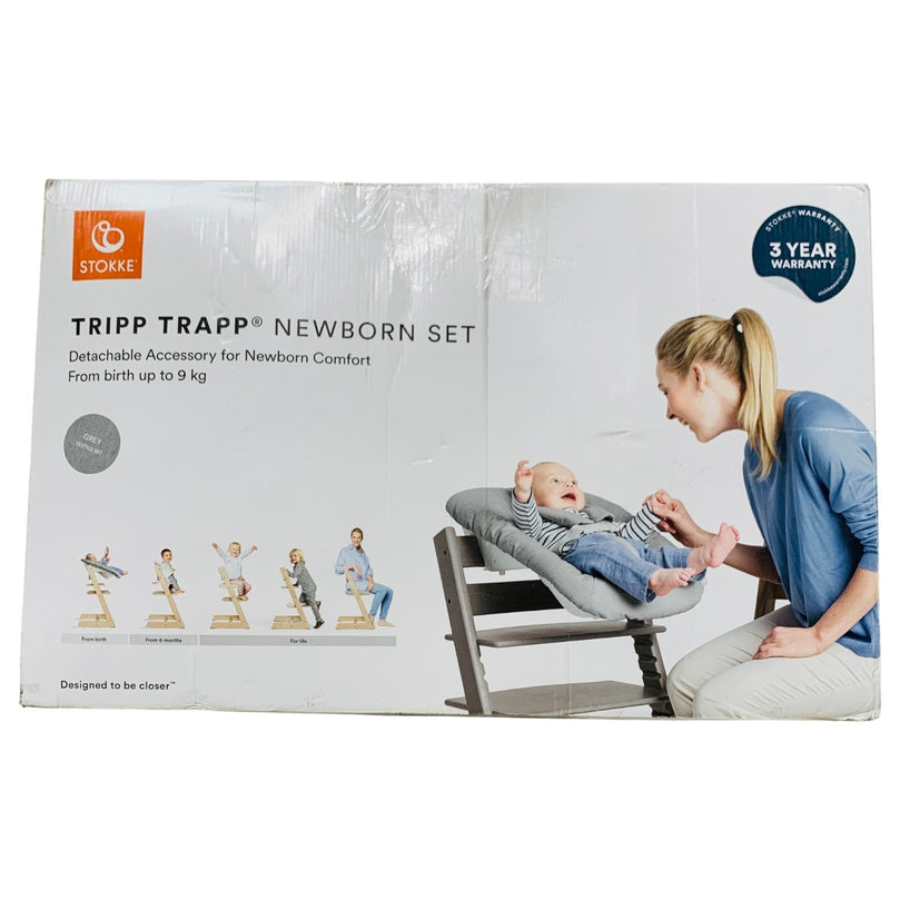stokke tripp trapp newborn set - grey Stokke Tripp Trapp Newborn Set- Grey | Shop used High Chairs in UAE