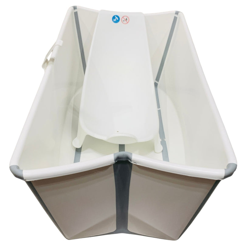 Stokke-Flexibath-Foldable-Bath-Tub-With-Newborn-Support-White-&-Grey-7-4