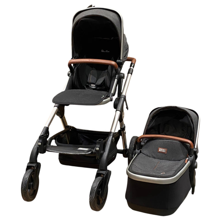 Silver-Cross-Wave-Stroller-&-Bassinet-Charcoal-Grey-1-1