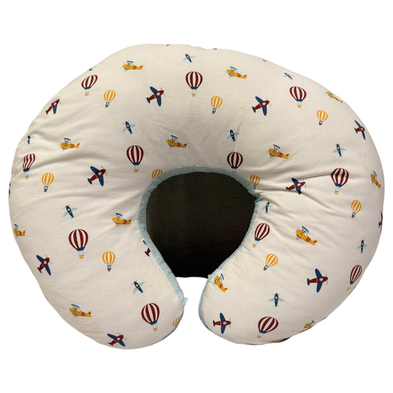 Juniors-Printed-Feeding-Pillow-(68x54-cm)-Parachute-White-&-Blue-1-2