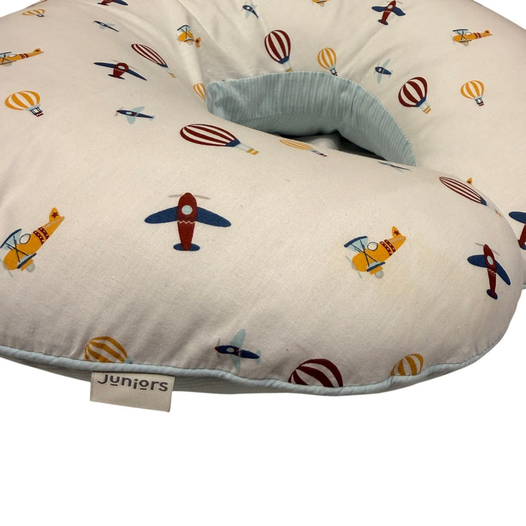 Juniors-Printed-Feeding-Pillow-(68x54-cm)-Parachute-White-&-Blue-1-3