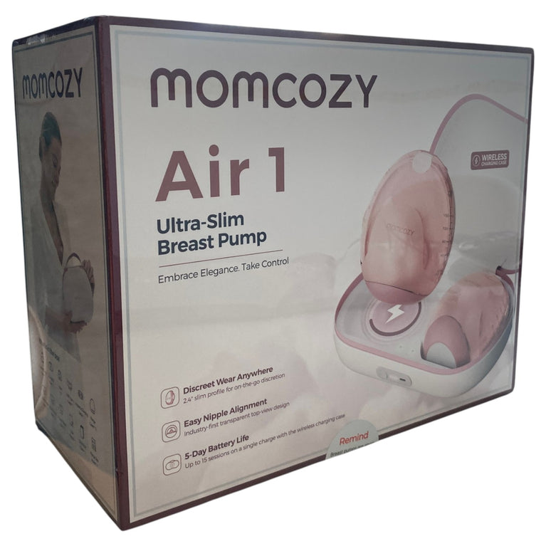 Momcozy-Air-1-Ultra-Slim-Breast-Pump-Pink-1-1