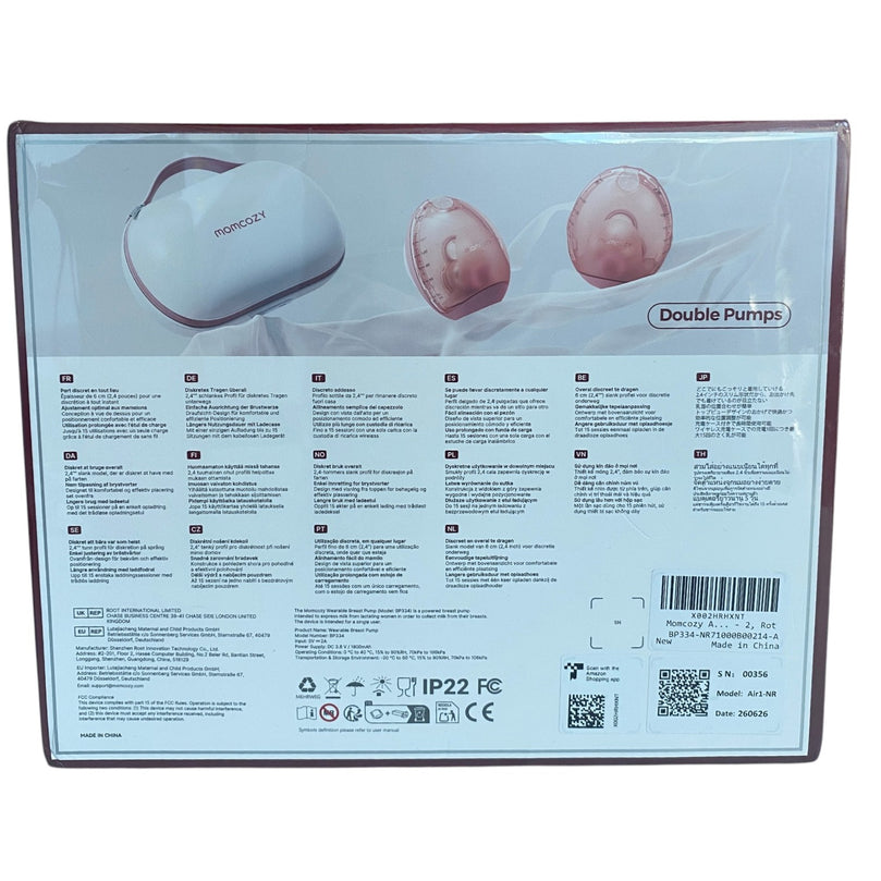 Momcozy-Air-1-Ultra-Slim-Breast-Pump-Pink-1-3