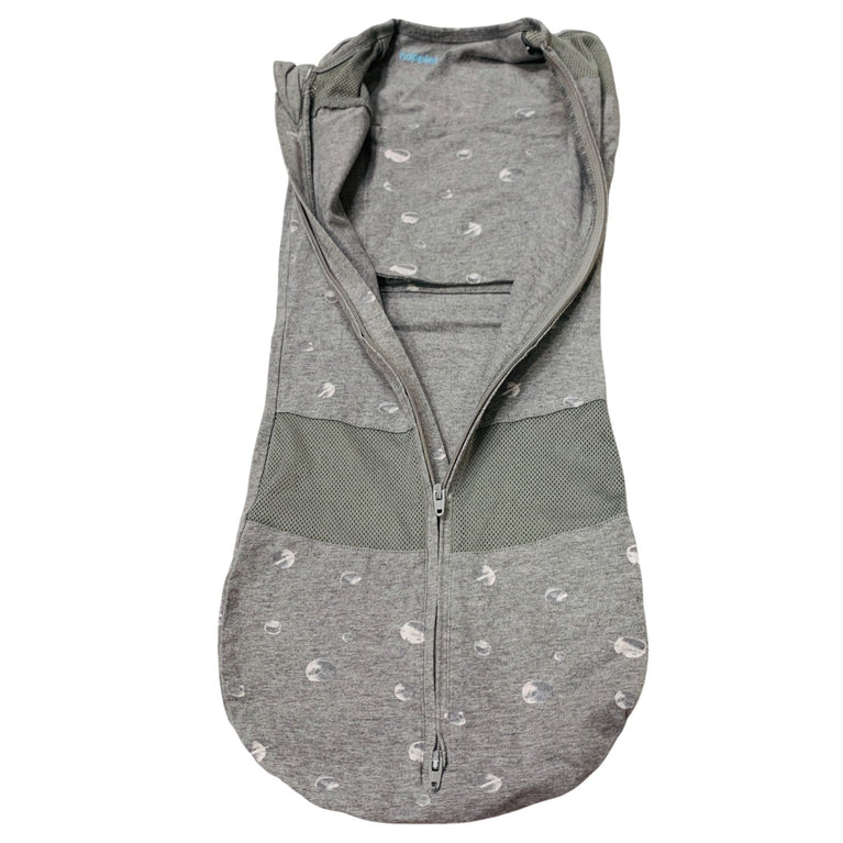 Happiest-Baby-Sleepea-5-Second-Swaddle-100%-Organic-Cotton-Baby-Swaddle-Blanket-Grey-(Medium)-1-3