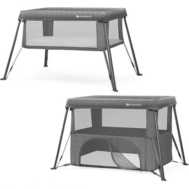 Kinderkraft Cami 3-In-1 Baby Cot - Grey