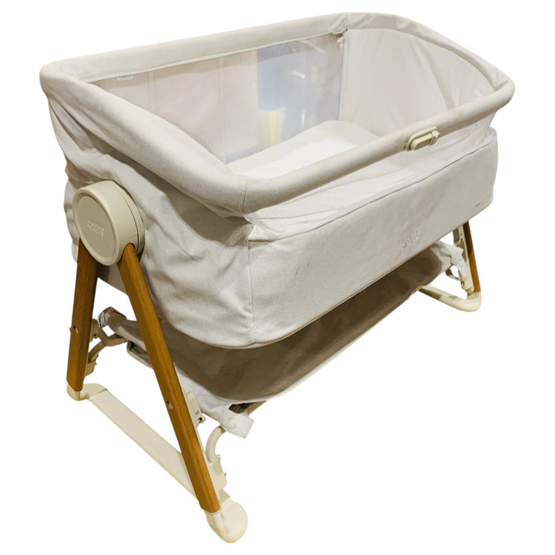 Mamas-&-Papas-Lua-Bedside-Crib-Grey-5-1