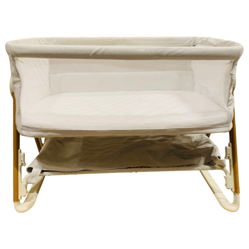 Mamas-&-Papas-Lua-Bedside-Crib-Grey-5-6