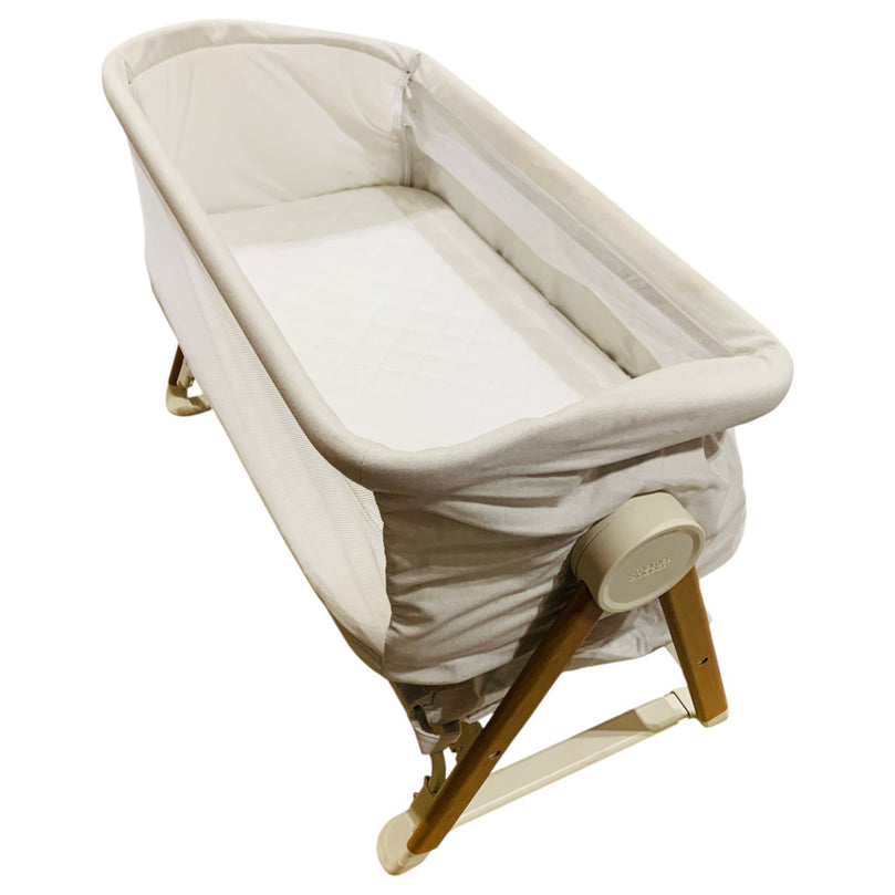 Mamas-&-Papas-Lua-Bedside-Crib-Grey-5-8