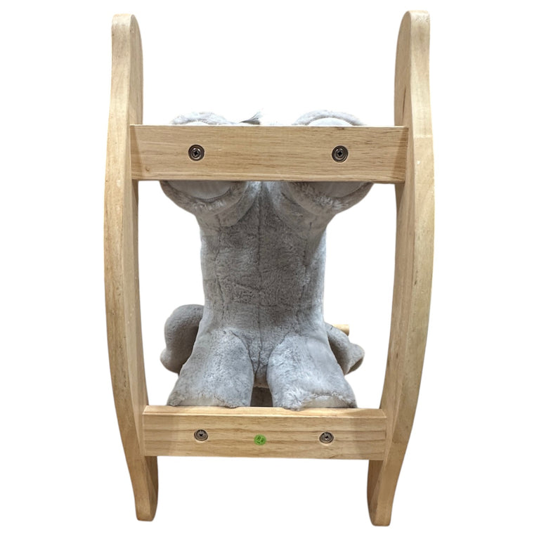 Pottery-Barn-Kids-Elephant-Critter-Plush-Nursery-Rocker-Grey/Wood-1-6