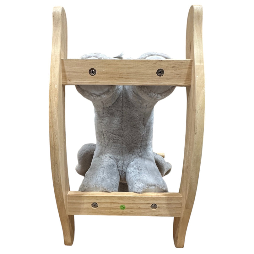 Pottery-Barn-Kids-Elephant-Critter-Plush-Nursery-Rocker-Grey/Wood-1-6