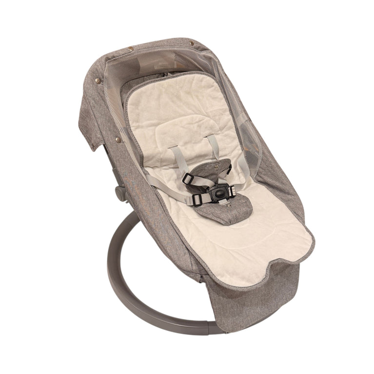 Ruihome-Electric-Baby-Swing-for-Infants-with-Footrest-Grey-1-2
