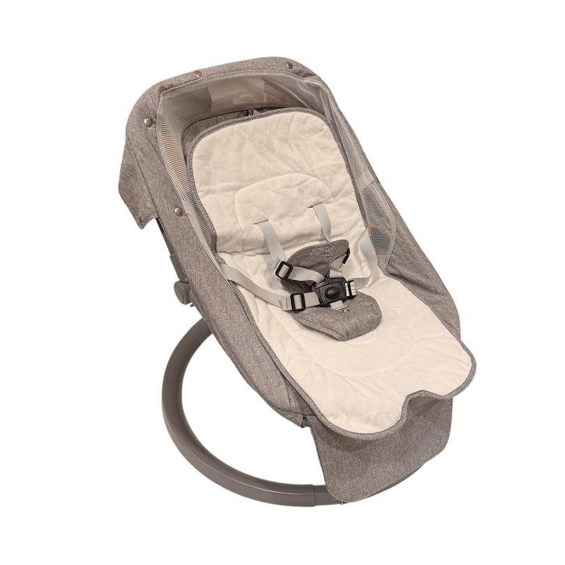 Ruihome-Electric-Baby-Swing-for-Infants-with-Footrest-Grey-1-2