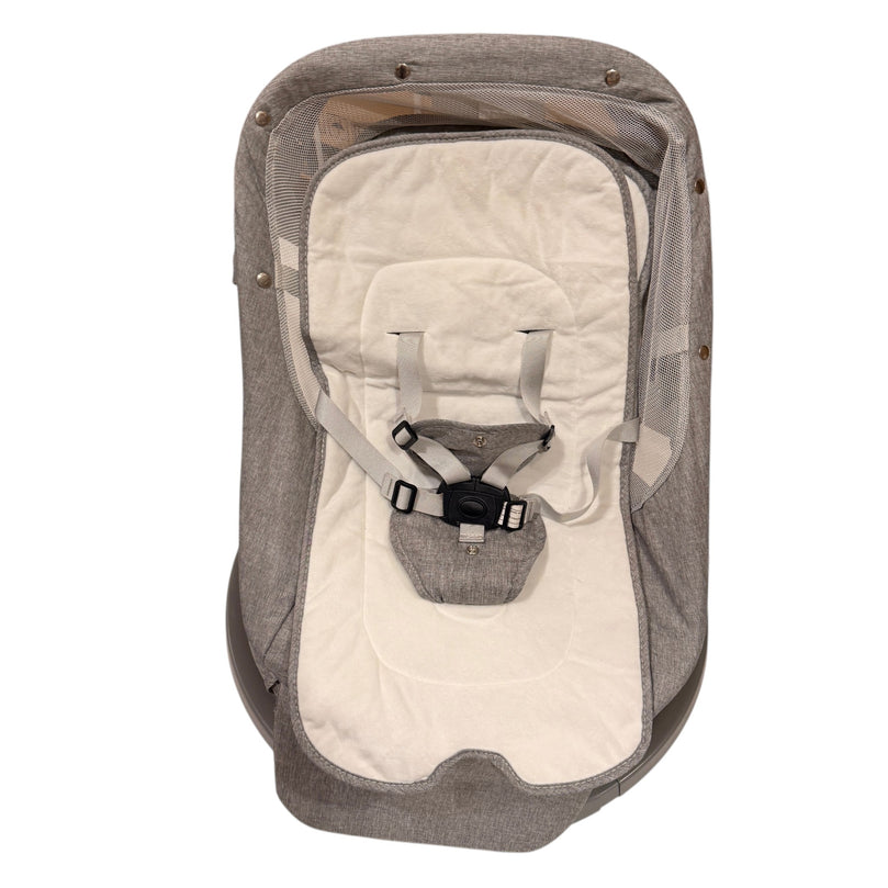 Ruihome-Electric-Baby-Swing-for-Infants-with-Footrest-Grey-1-4