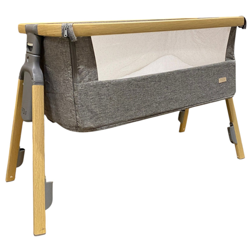 Tutti-Bambini-CoZee-Bedside-Wooden-Crib-Oak-and-Charcoal-1-1