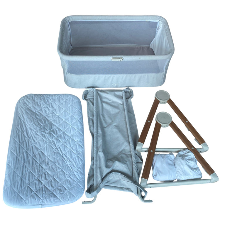 Mamas-&-Papas-Lua-Bedside-Crib-Beige-4-2