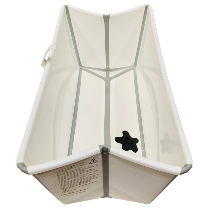 Stokke-Flexibath-Foldable-Bath-Tub-V2-White-&-Grey-1-4