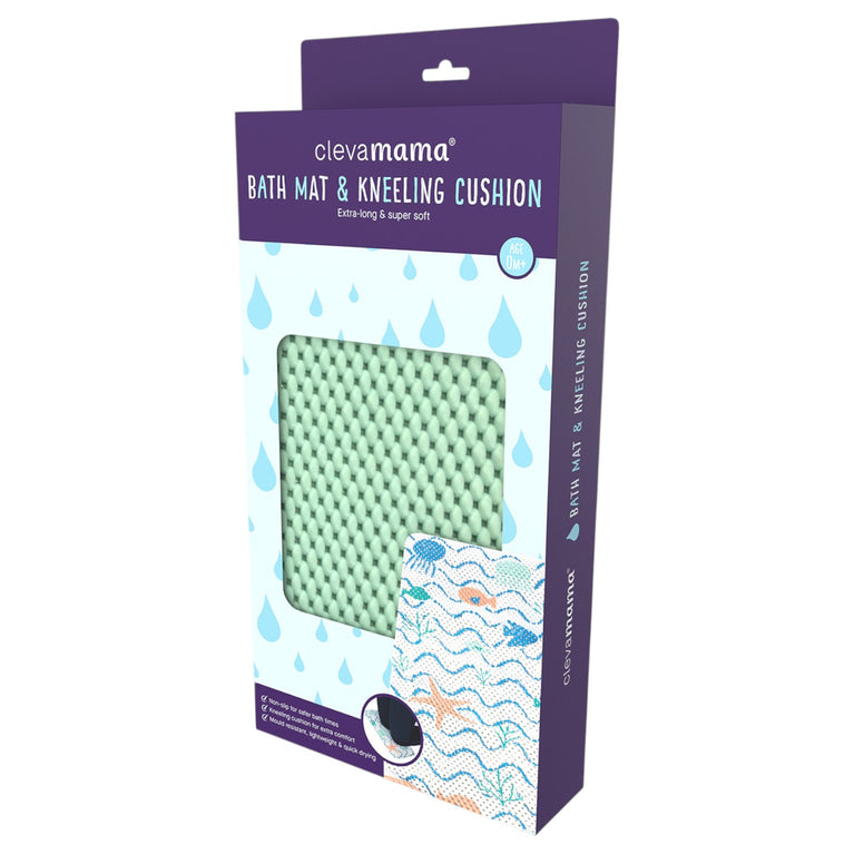 Clevamama-Bath-Mat-&-Kneeling-Cushion---Blue-1-2