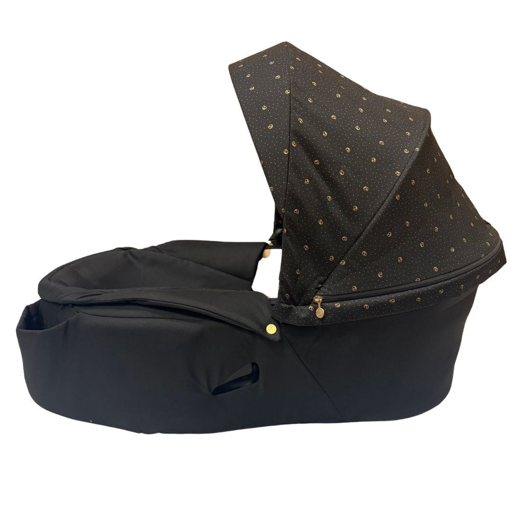 stokke xplory carry cot black Stokke Xplory X Carry Cot - Signature Gold/ Black | Shop used Stroller Accessories in UAE