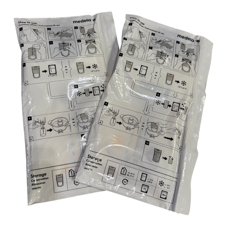 Medela Breastmilk Storage Bags  180ml/ 6 oz (25 x 2 packs)