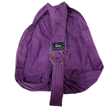 Cuby Baby Carrier Sling for Newborns (Natural Cotton) - Purple