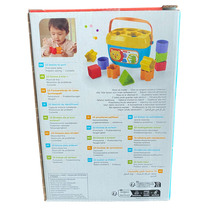 Fisher Price  Sort And Stack Blocks - 10 pieces