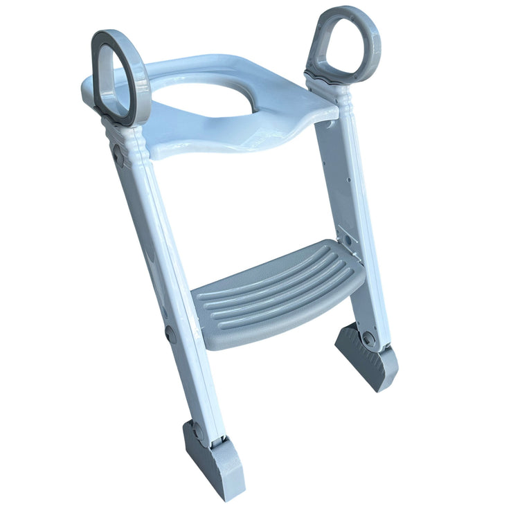 Dream-Baby-Step-Up-Toilet-Trainer-with-Ladder-White/Grey-2-1