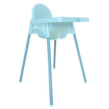 IKEA-Antilop-Highchair-with-Safety-Belt-+-Tray-White-&-Silver-4-1