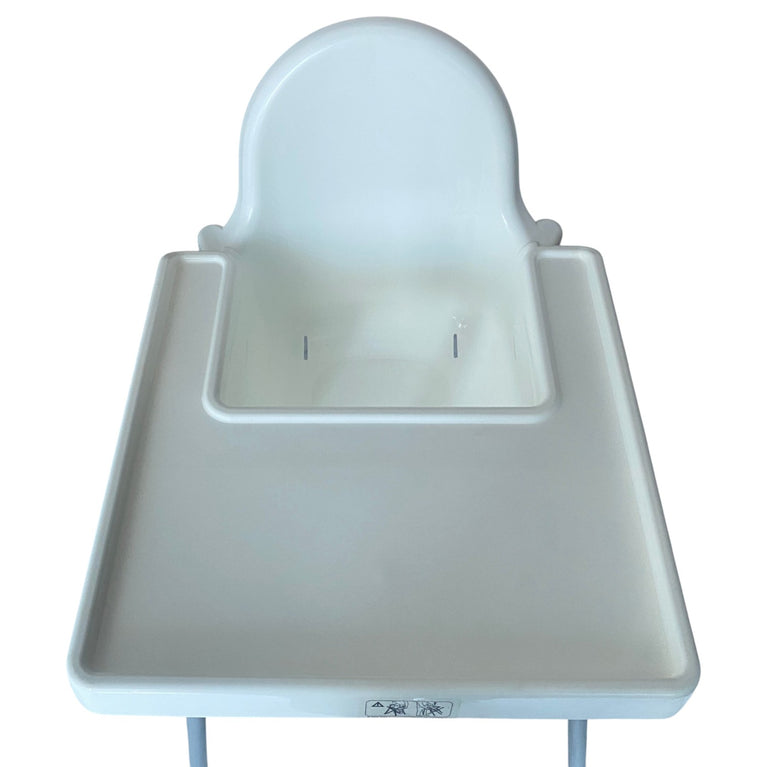 IKEA-Antilop-Highchair-with-Safety-Belt-+-Tray-White-&-Silver-4-3