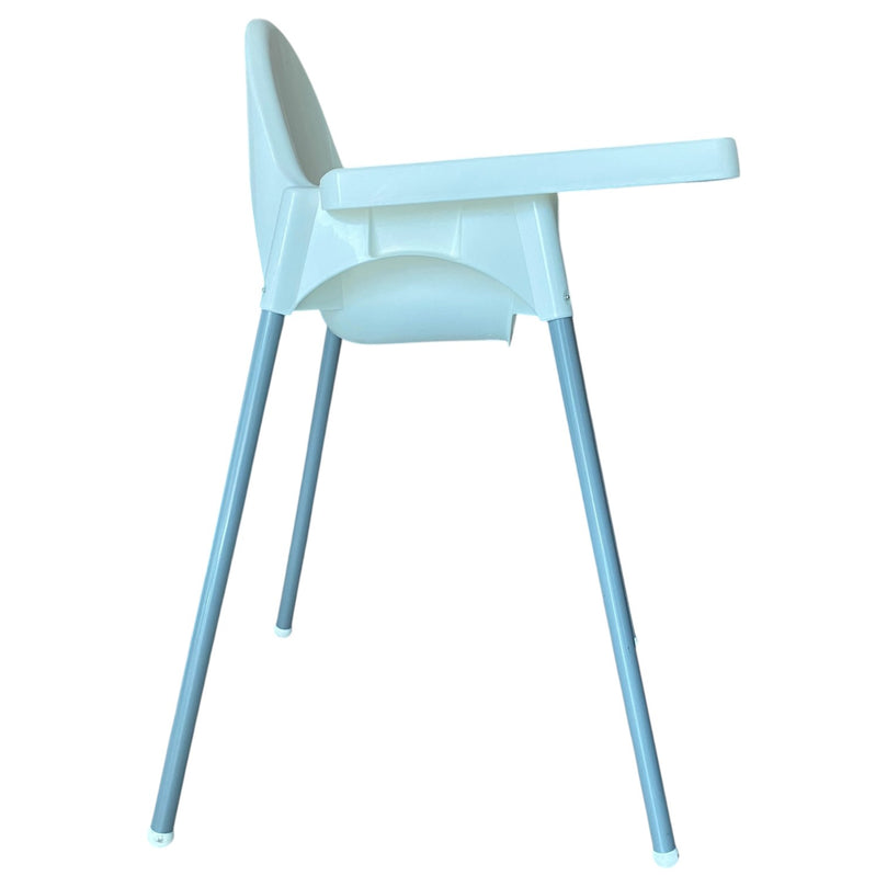 IKEA-Antilop-Highchair-with-Safety-Belt-+-Tray-White-&-Silver-4-5