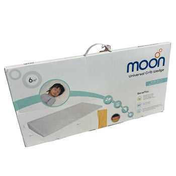 Moon Organic Universal Crib Wedge Pillow - White