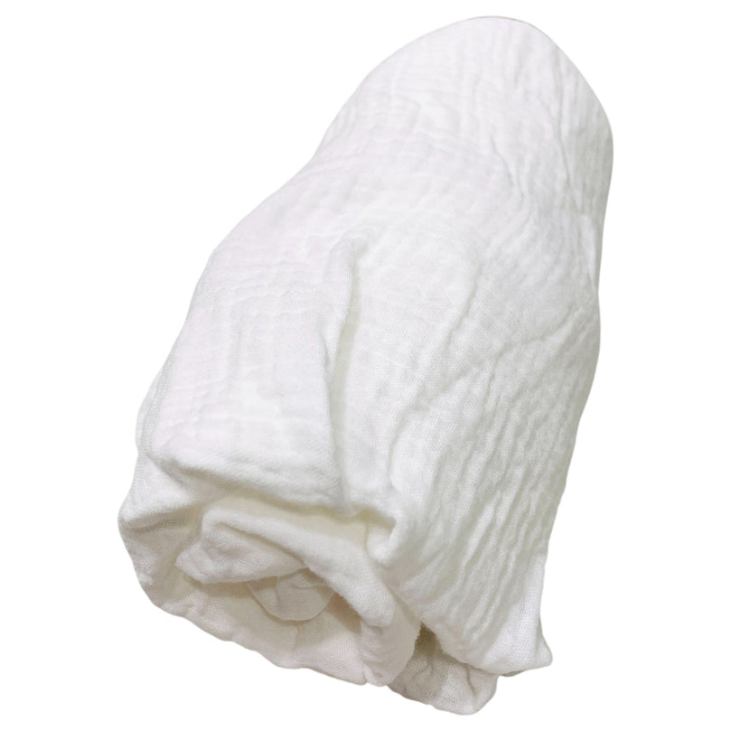 Mushie-Extra-Soft-Muslin-Crib-Sheet-in-White-1-4