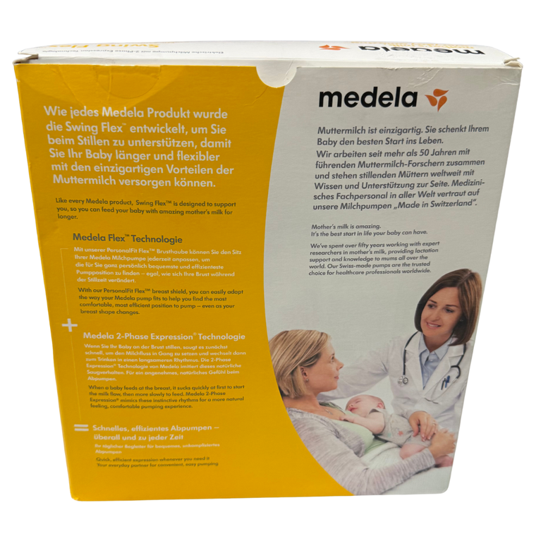 Medela Swing Flex Single Electric Breast Pump Complete Set