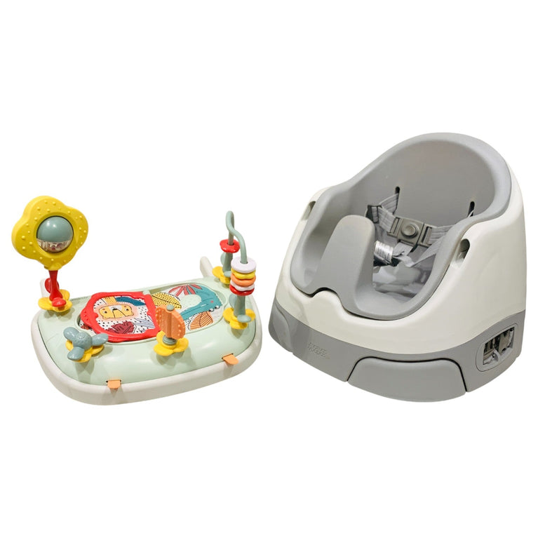 Mamas-&-Papas-Bug-3-in-1-Floor-&-Booster-Seat-with-Activity-Tray-Clay-4-4
