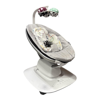 4moms MamaRoo 5.0 Multi-Motion Baby Swing with Newborn Insert - Grey