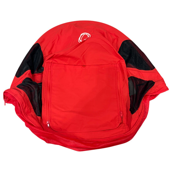 sunrise red bugaboo Bugaboo - Donkey Breezy Sun Canopy - Sunrise Red | Shop used Stroller Accessories in UAE