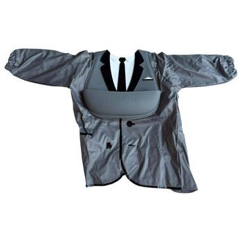 KidDazzle One Piece Tiny Tux KidCover - Silicone Baby Bib