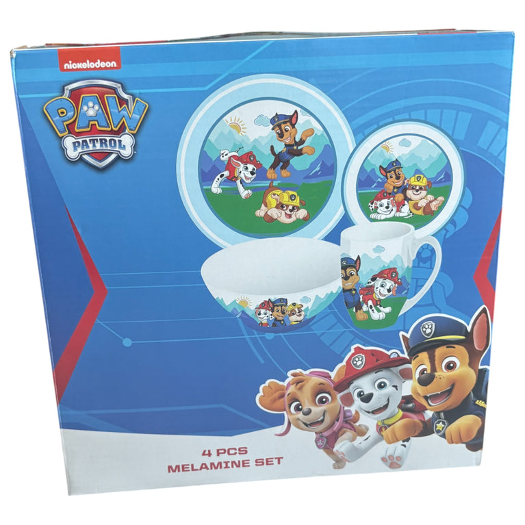 Paw Patrol 4-Piece Tableware Set