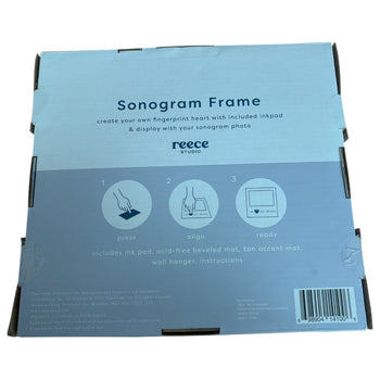 Reece Studio Thumbprint Sonogram Frame - Natural Wood