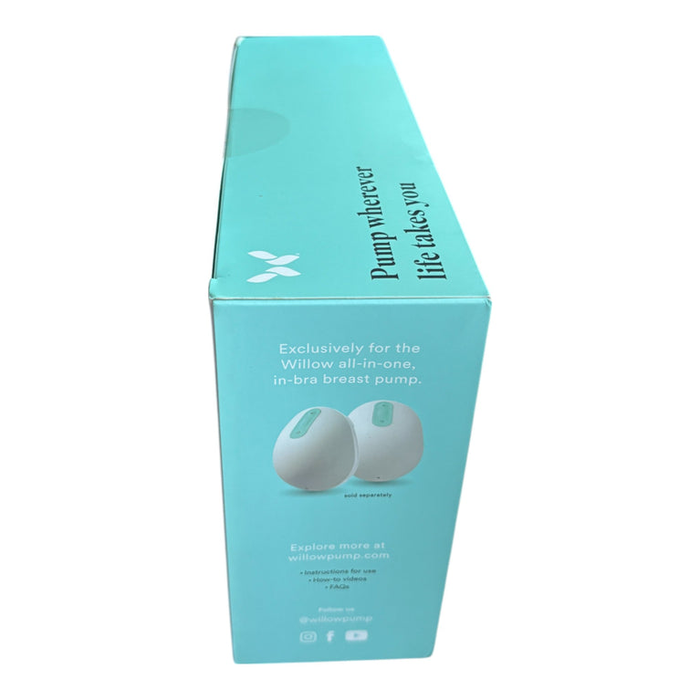 Willow 360 Breast Pump Flanges, Breast Shields (21mm) - Pack of 2