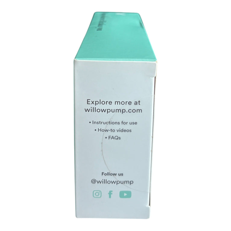 Willow Pump Breast Pump Flextubes for Hands-Free Pumping with The Willow Pump -2-Pack