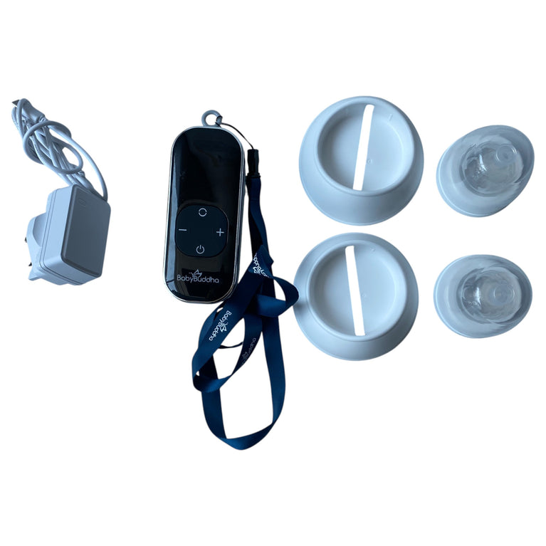 BabyBuddha Portable & Compact Electric Breast Pump - Grey