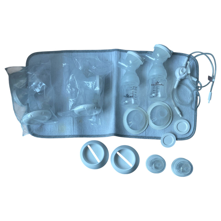 BabyBuddha Portable & Compact Electric Breast Pump - Grey
