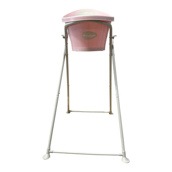 Shnuggle Baby Bath Tub + Foldable Bath Stand - Pink