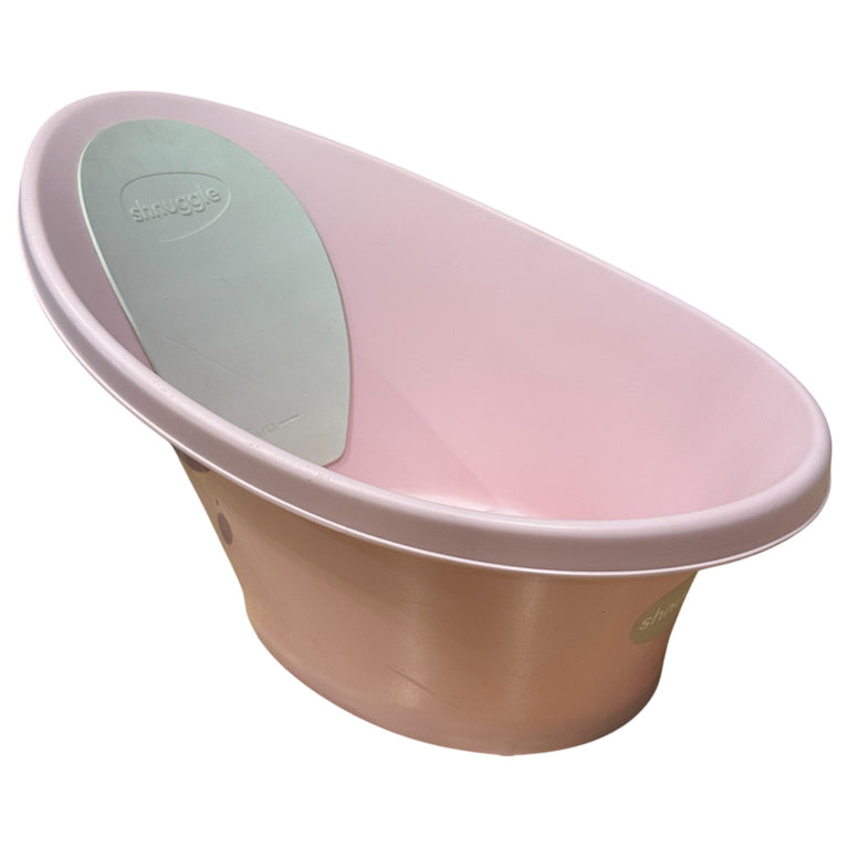 Shnuggle Baby Bath Tub + Foldable Bath Stand - Pink