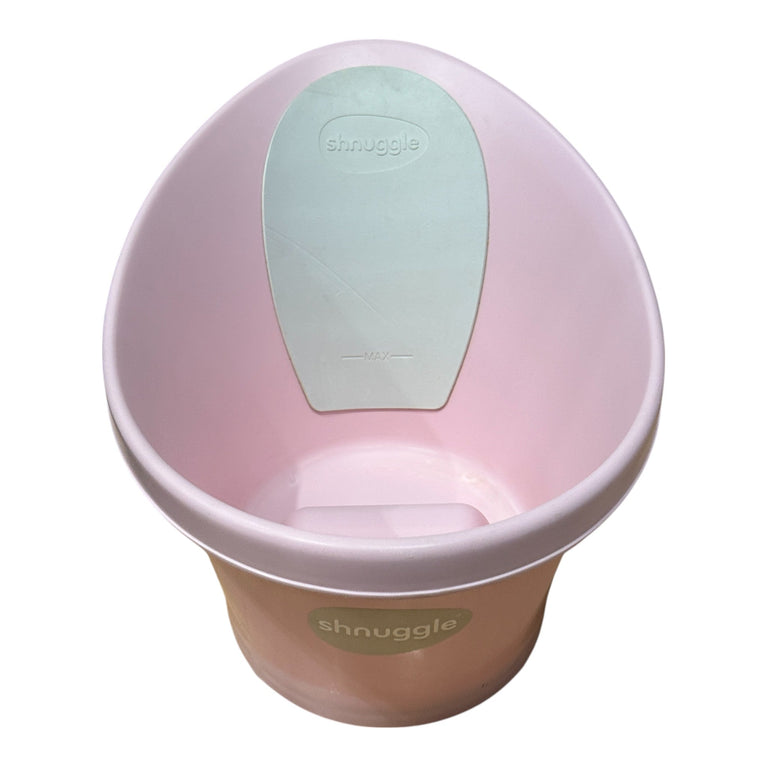 Shnuggle Baby Bath Tub + Foldable Bath Stand - Pink
