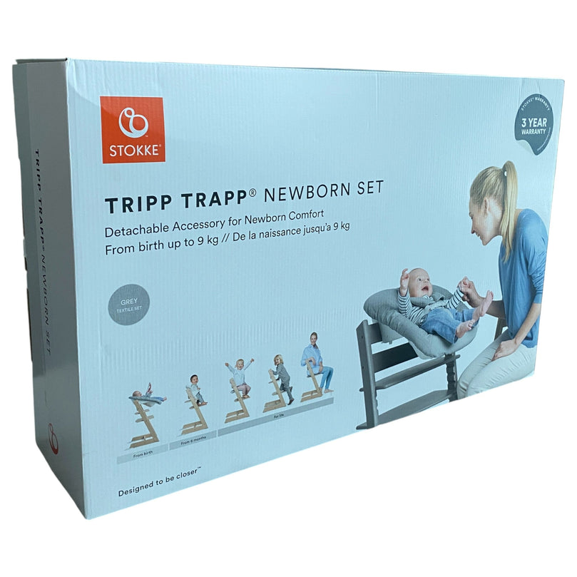 stokke tripp trapp newborn textile set Stokke-Tripp Trapp Newborn Set-Grey | Shop used High Chairs in UAE