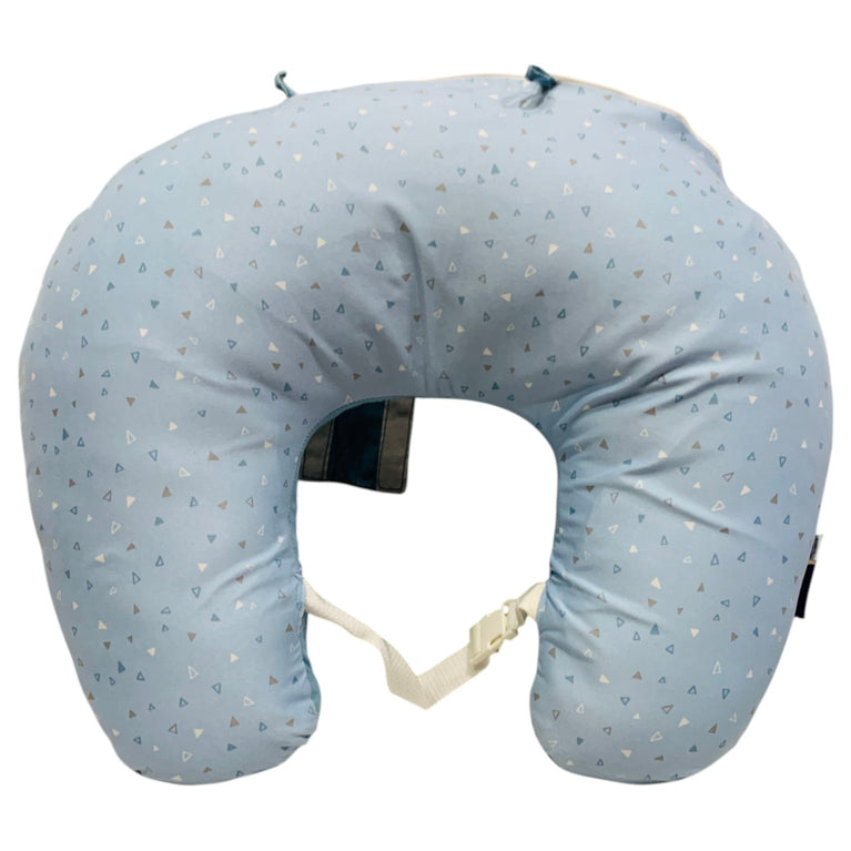 Clevamama-Nursing-Pillow-And-Baby-Nest-Blue-Stars-1-3