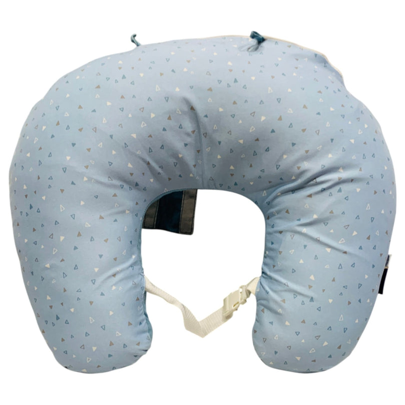 Clevamama-Nursing-Pillow-And-Baby-Nest-Blue-Stars-1-3