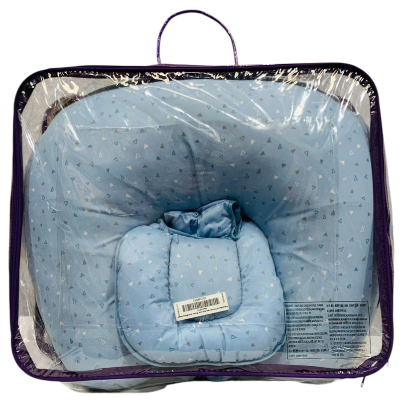Clevamama-Nursing-Pillow-And-Baby-Nest-Blue-Stars-1-8